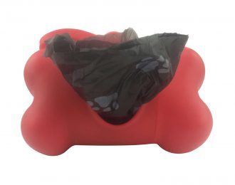 Hundekotbeutel-Behälter rot